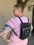Black on Black Backpack Bag