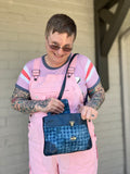 Blue Cross Body Purse