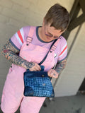 Blue Cross Body Purse