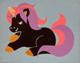 Black Unicorn DIY Painting Kit
