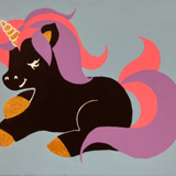 Black Unicorn DIY Painting Kit