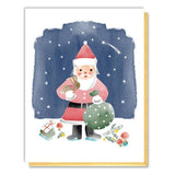 Vintage Style Santa Card