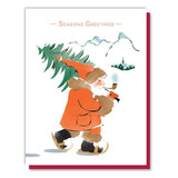 Vintage Style Santa Card