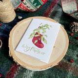 Plant Theme Holiday Card