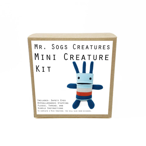 Mini Creature DIY Sewing Kit - Turquoise