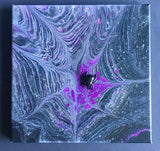 Spiderweb Fluid Painting