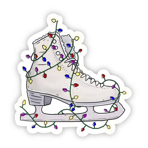 Ice Skate with Lights Sticker