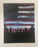 Flag Sky Painting