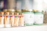Rainbow Matches in Corked Vial