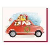Vintage Style Santa Card