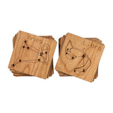 Constellation coasters, zodiac flashlight tiles