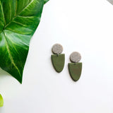 Clarissa Clay Earring, Black