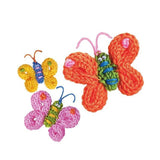 4M French Knit Butterfly Kit, DIY Yarn Butterflies