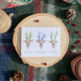 Plant Theme Holiday Card