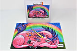 Geometric Puzzle "Unicorn with Flower"