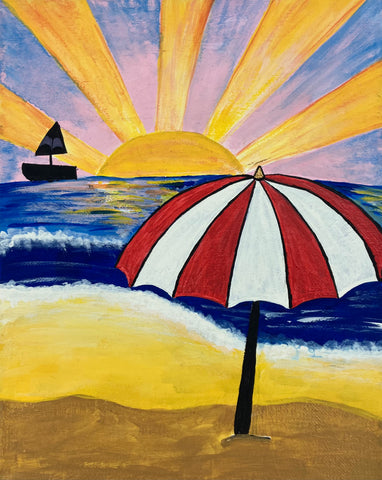 Beach Umbrella DIY Painting Kit