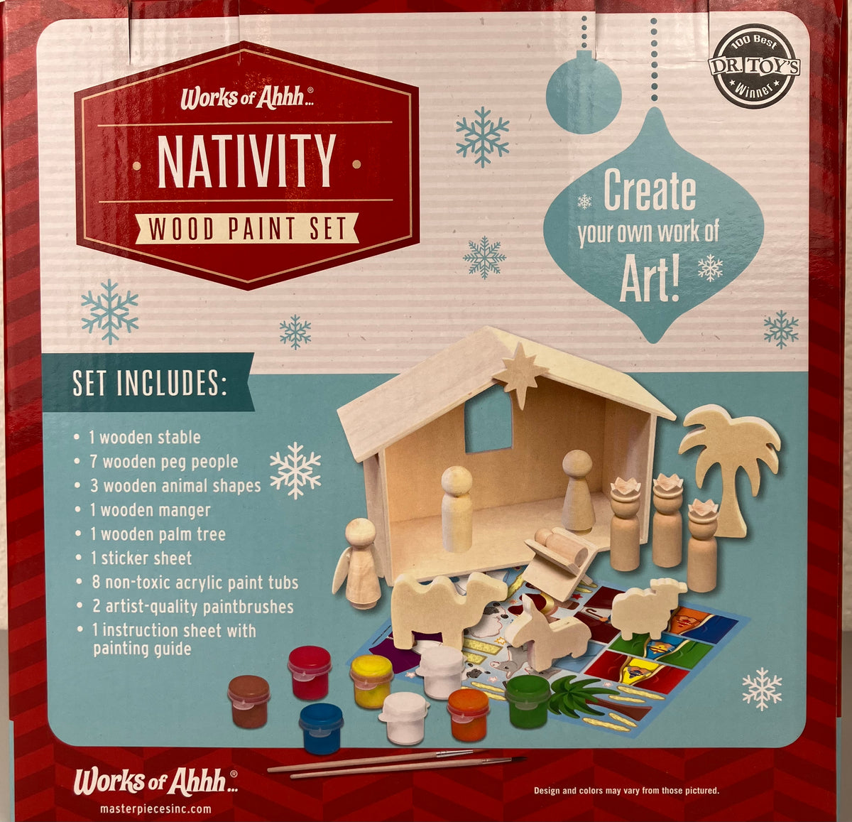 Nativity Wood Paint Set – Craft Theory