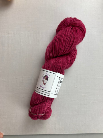 Raspberry Sorbet Hand-Dyed Yarn