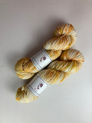 Sun Dried Dandelion Hand-Dyed Yarn