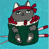 Chop Stick Cat DIY Painting Kit