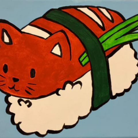 Musubi Cat DIY Painting Kit