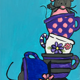 Mouse and Teacup DIY Painting Kit