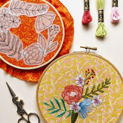 DIY Embroidery Pattern-Floral Designs