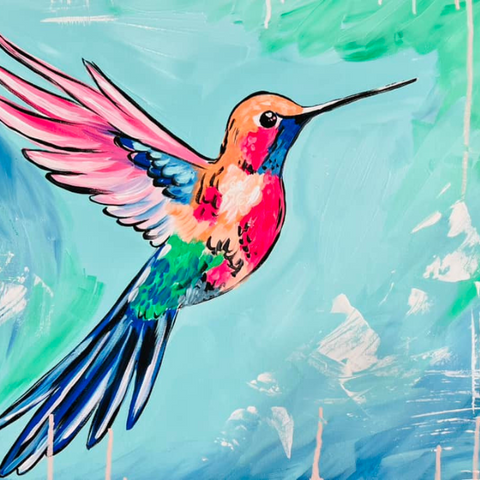 Hummingbird DIY Painting Kit