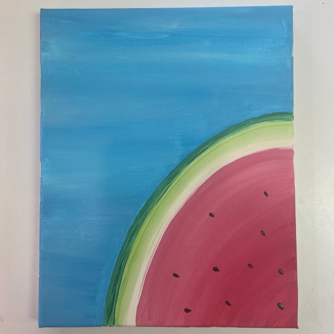 Kids Watermelon Painting – Craft Theory