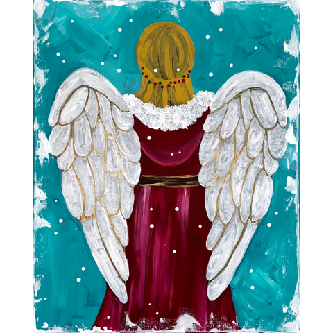 Winter Angel Painting