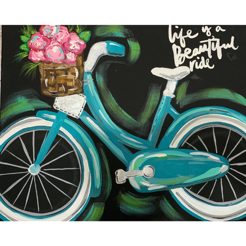 Spring Bike Painting
