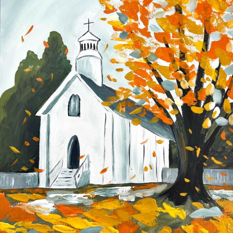 Autumn Church painting class