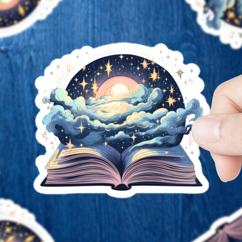 Magic Celestial Book Sticker