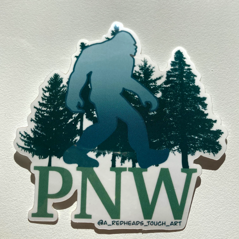 PNW Sasquatch Sticker