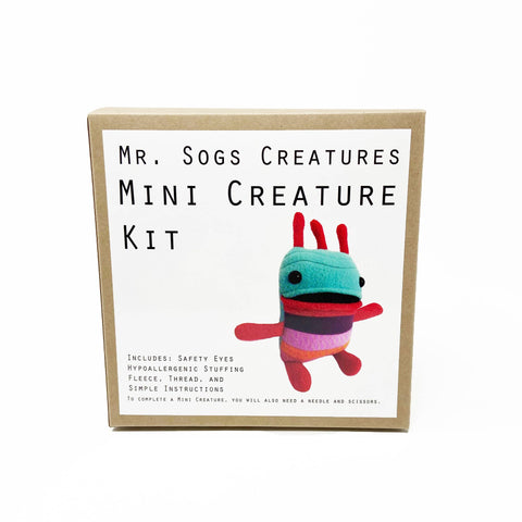 Mini Creature DIY Sewing Kit - Light Blue