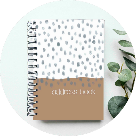 Address Book - Frosted Plastic