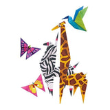 4M Origami Zoo Animals Kits, Create Colorful Zoo Animals DIY